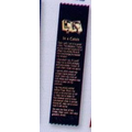 2" x 8" Stock Prayer Ribbon Bookmarks (In A Crisis)